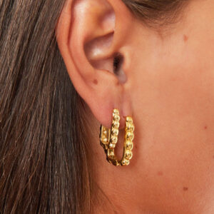 Oorbel Bubble Klein Goud