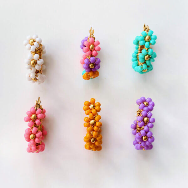 Daisy Hoops Oranje - Afbeelding 5