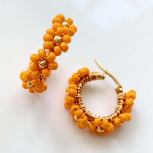 Daisy Hoops Oranje